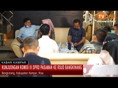 KUNJUONGAN KOMISI III DPRD PASAMAN KE RSUD BANGKINANG